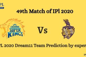 CSK vs KKR Dream11 Team