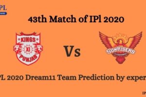 KXIP vs SRH Dream11 Team