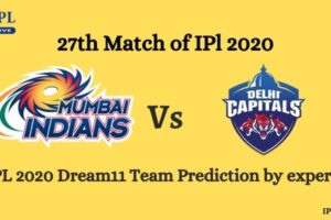 MI Vs DC Dream11 Team