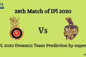 RCB vs KKR Dream11 Team