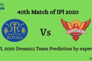 RR vs SRH Dream11 Team